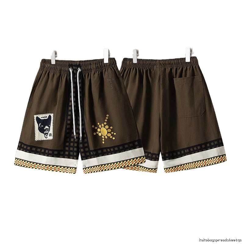 Travis Scott Cactus Jack American Retro Brown Shorts