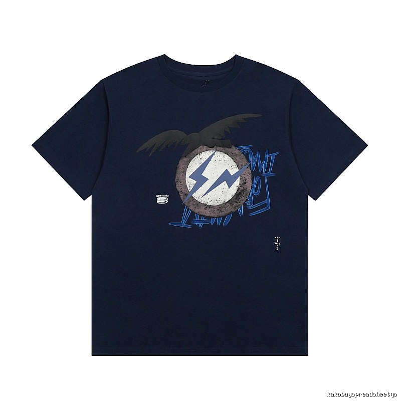 Travis Scott Compact Graphic T-shirt Brown Travis Scott for Smart Casual Looks