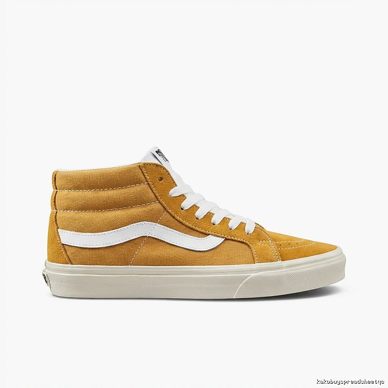 Vans Classic High-Top Brown and White Shoes