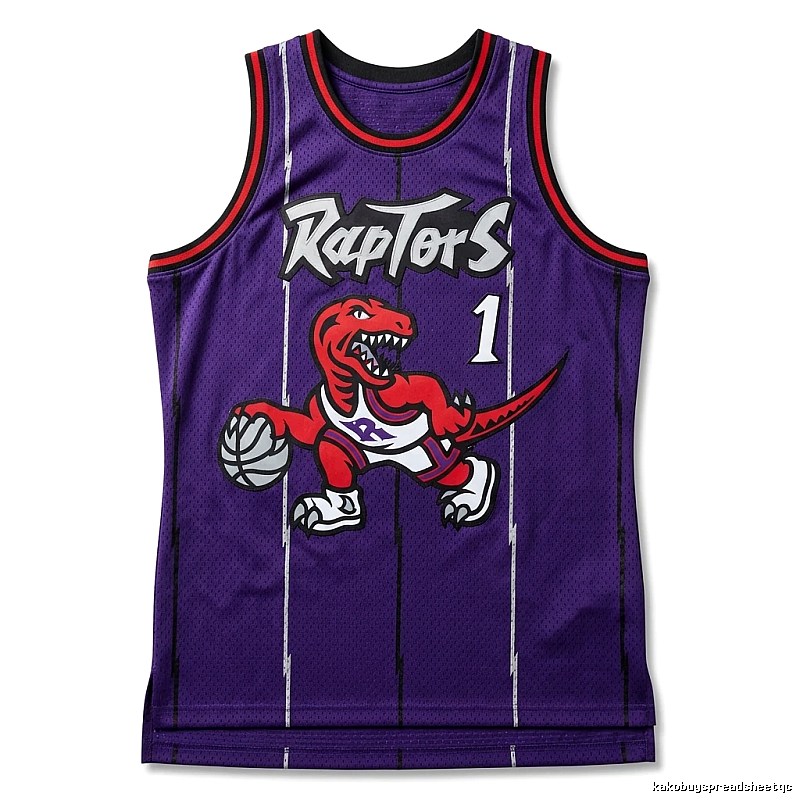 Vince Carter's retro-style jersey of the Raptors.