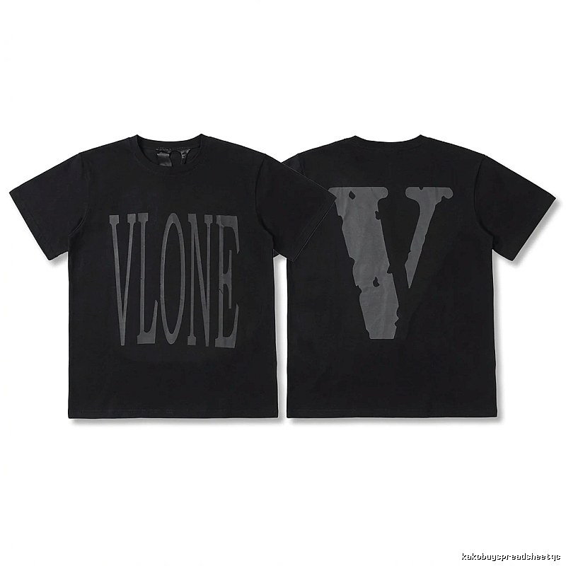 Vlone minimalist style black T-shirt