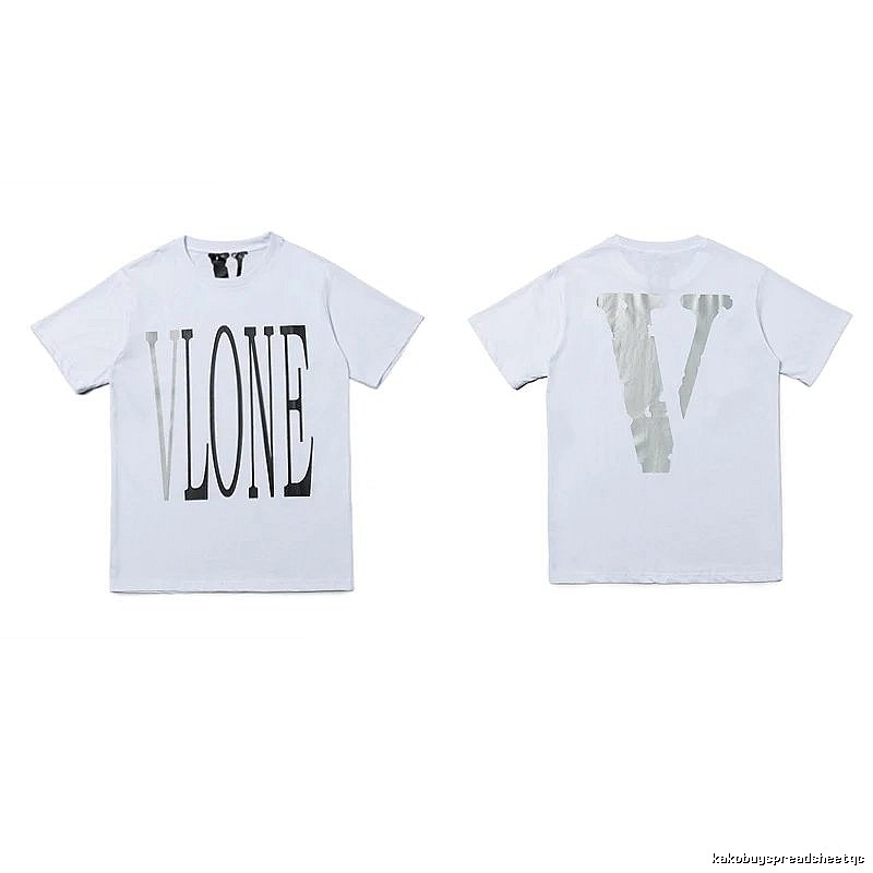 Vlone Patterned Logo T-shirt Black Purple Vlone with Signature Styling