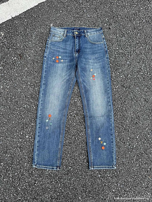 Washed Blue Embellished Jeans Lifestyle Edit