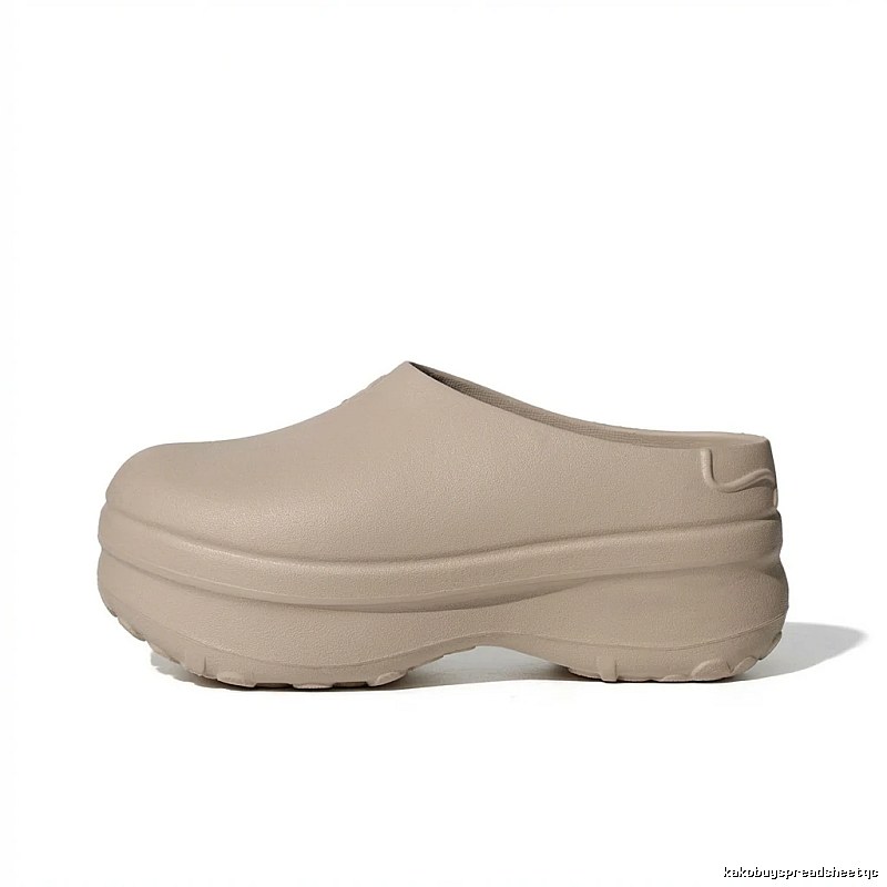 Yeezy thick-soled casual style beige shoes