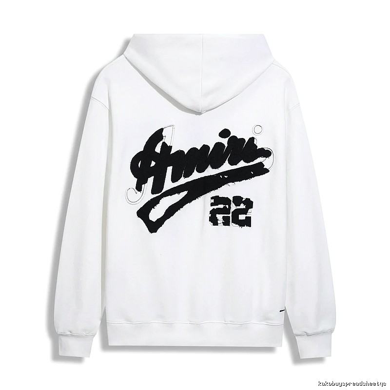 AMIRI Graffiti Style White Sweatshirt