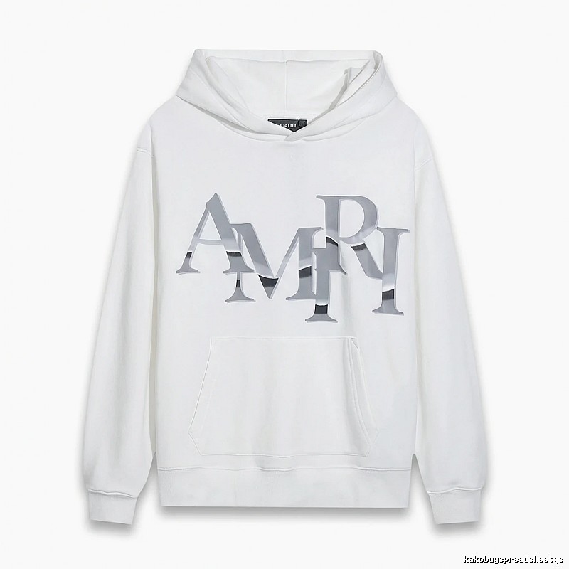 AMIRI Letter Style White Sweatshirt
