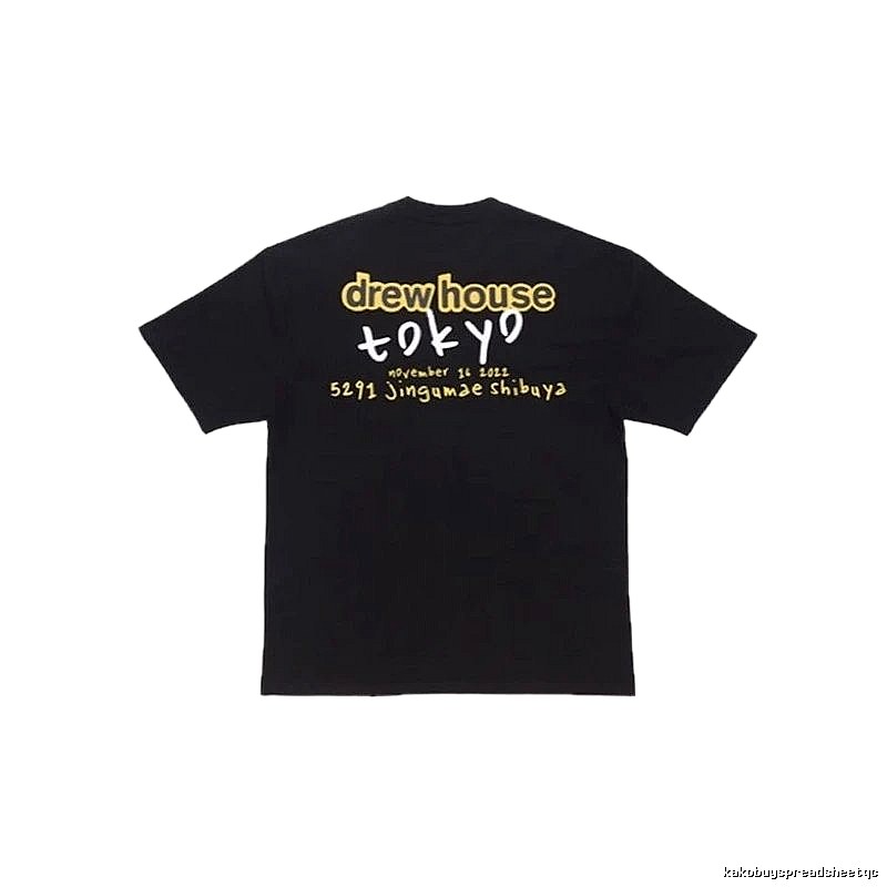 DrewHouse Tokyo Limited Street Style Black T-Shirt