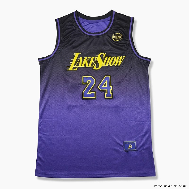 Lakers gradient-style basketball uniforms
