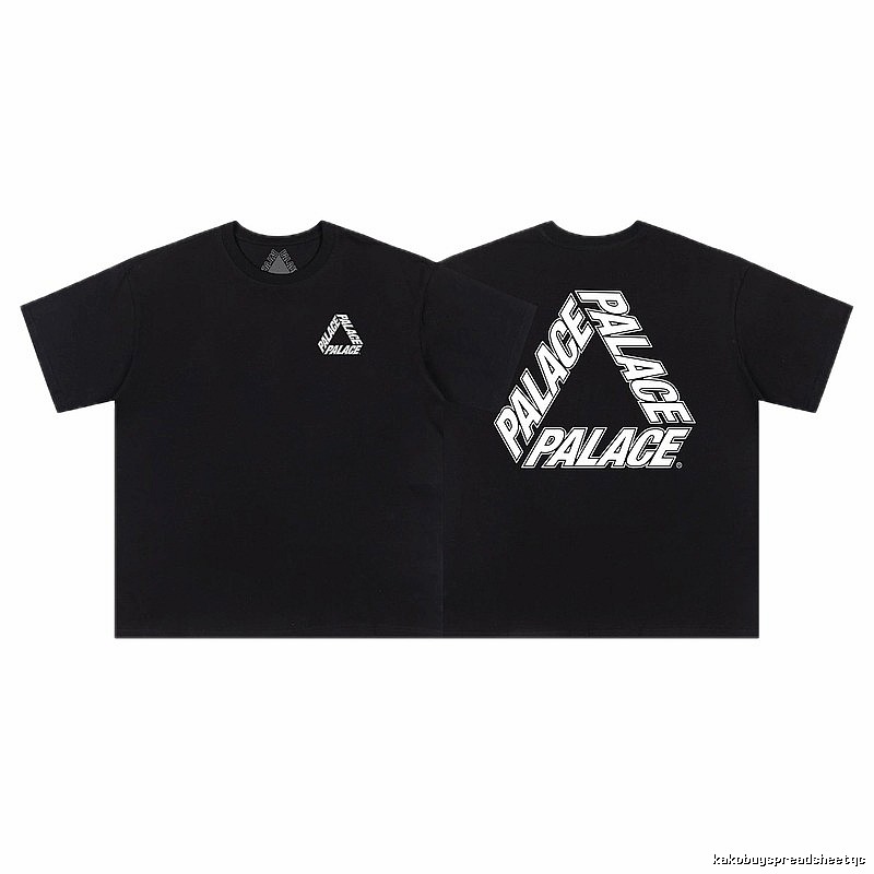 Palace Classic Triangular Street Style Black T-Shirt